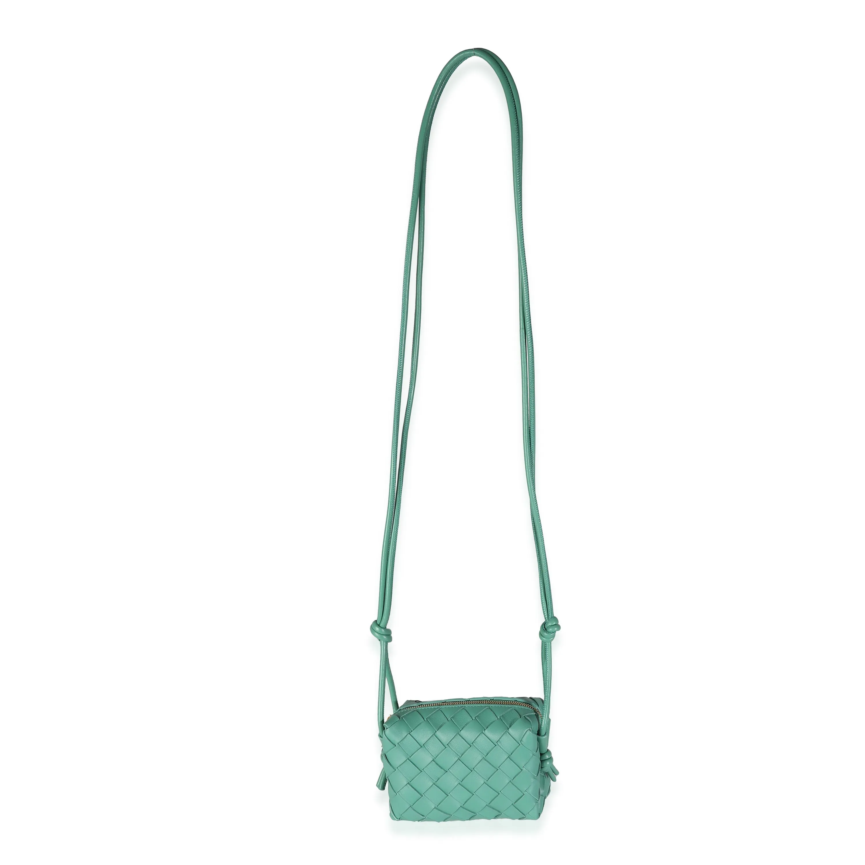 BOTTEGA VENETA Mermaid Intrecciato Lambskin Candy Loop