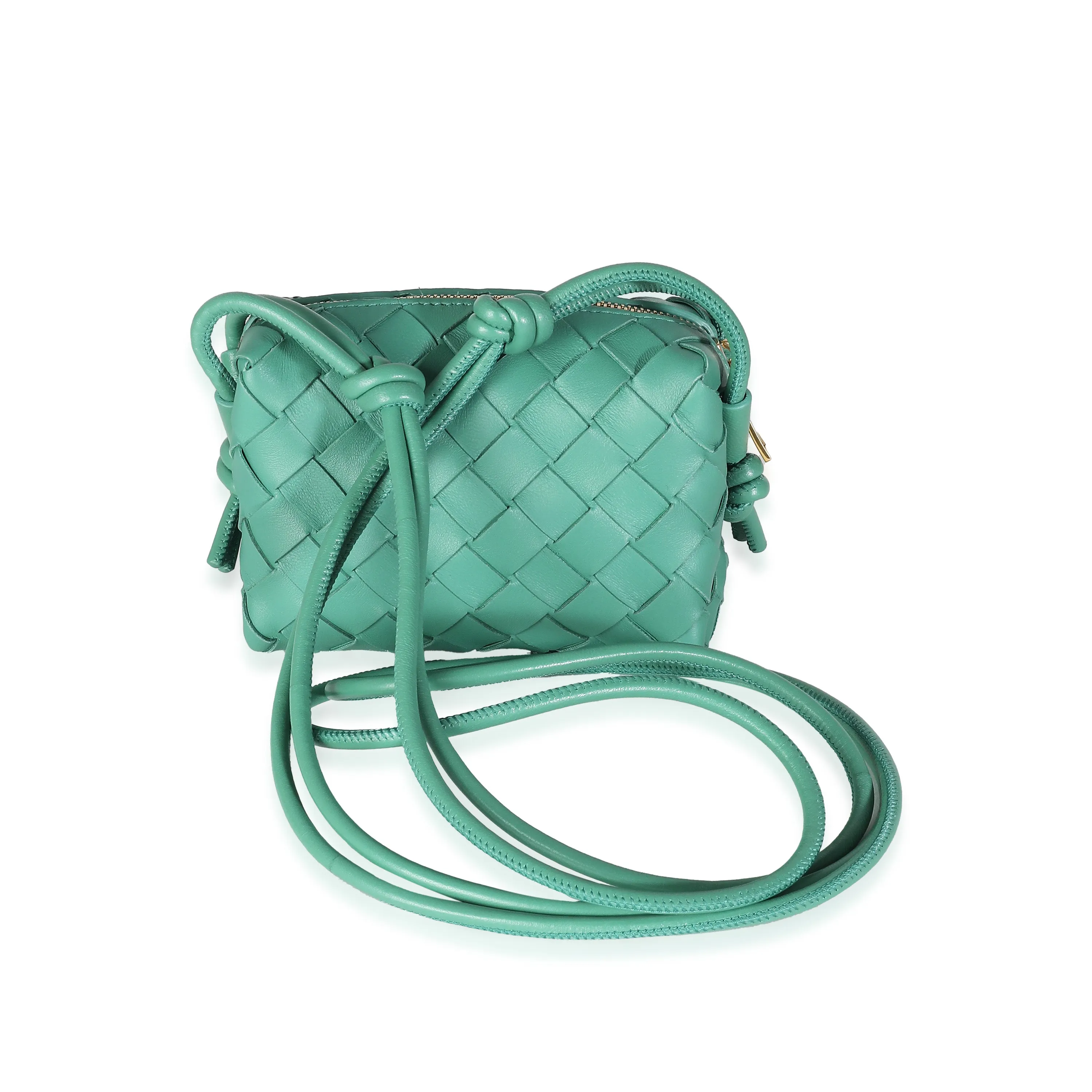 BOTTEGA VENETA Mermaid Intrecciato Lambskin Candy Loop