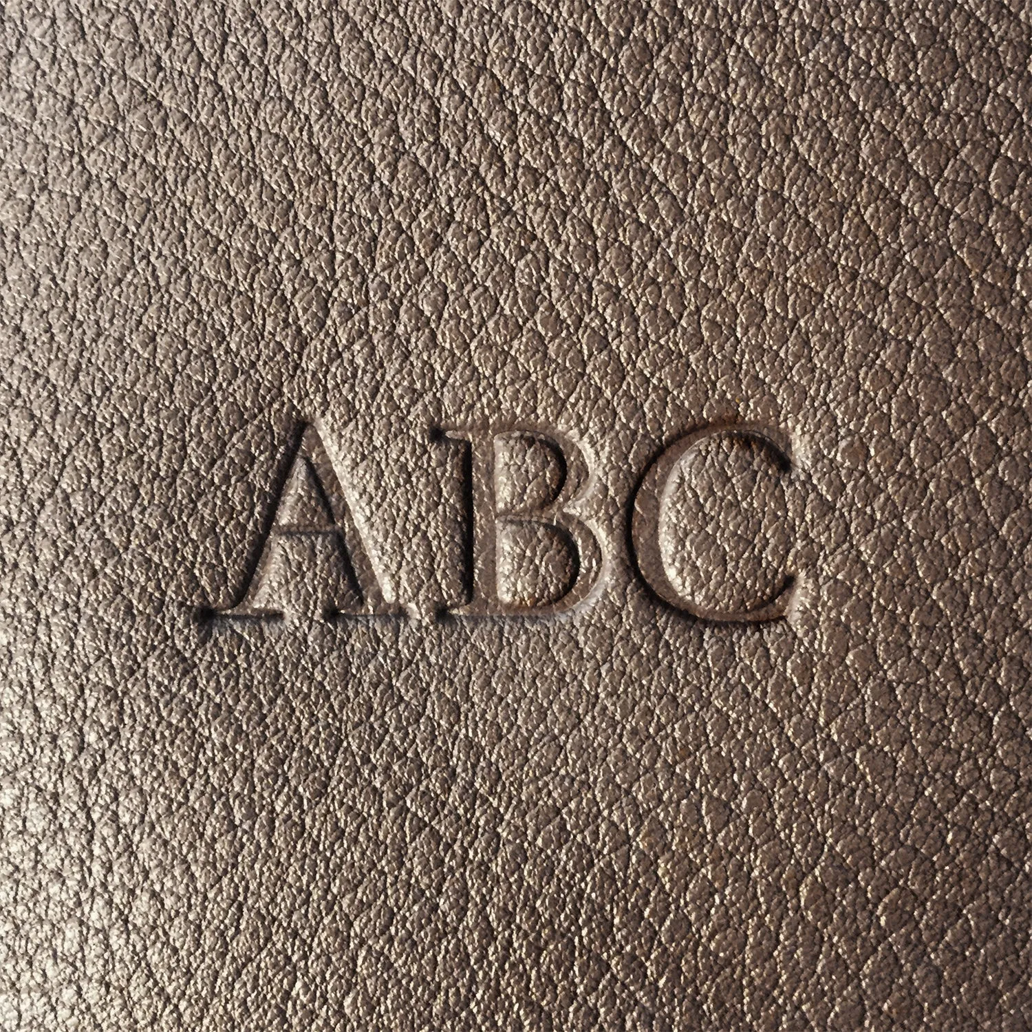 'Brillo' Cosmetic Bag - Tan Leather