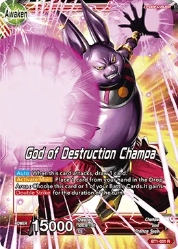 BT1-001 Champa - God of Destruction Champa