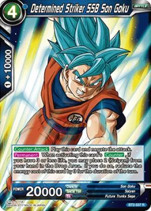 BT2-037 Determined Striker SSB Son Goku