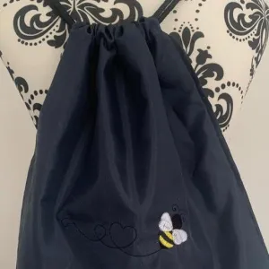 Bumble Bee Drawstring Gym Bag - Personalised