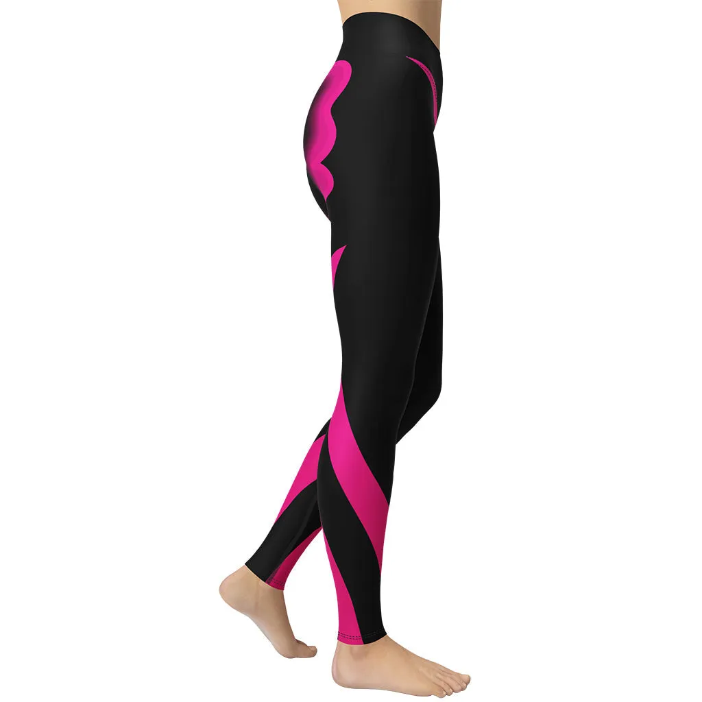 Butterfly Shaped Yoga Leggings