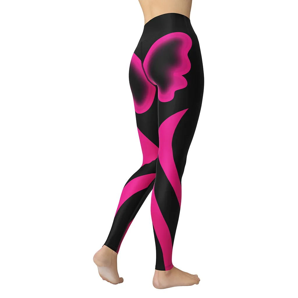 Butterfly Shaped Yoga Leggings