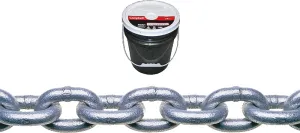 Campbell 014-0333 Proof Coil Chain, 3/16 in, 250 ft L, 30 Grade, Steel, Galvanized :PAIL: QUANTITY: 1