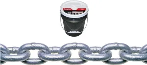 Campbell 014-0533 Proof Coil Chain, 5/16 in, 92 ft L, 30 Grade, Steel, Galvanized :PAIL: QUANTITY: 1