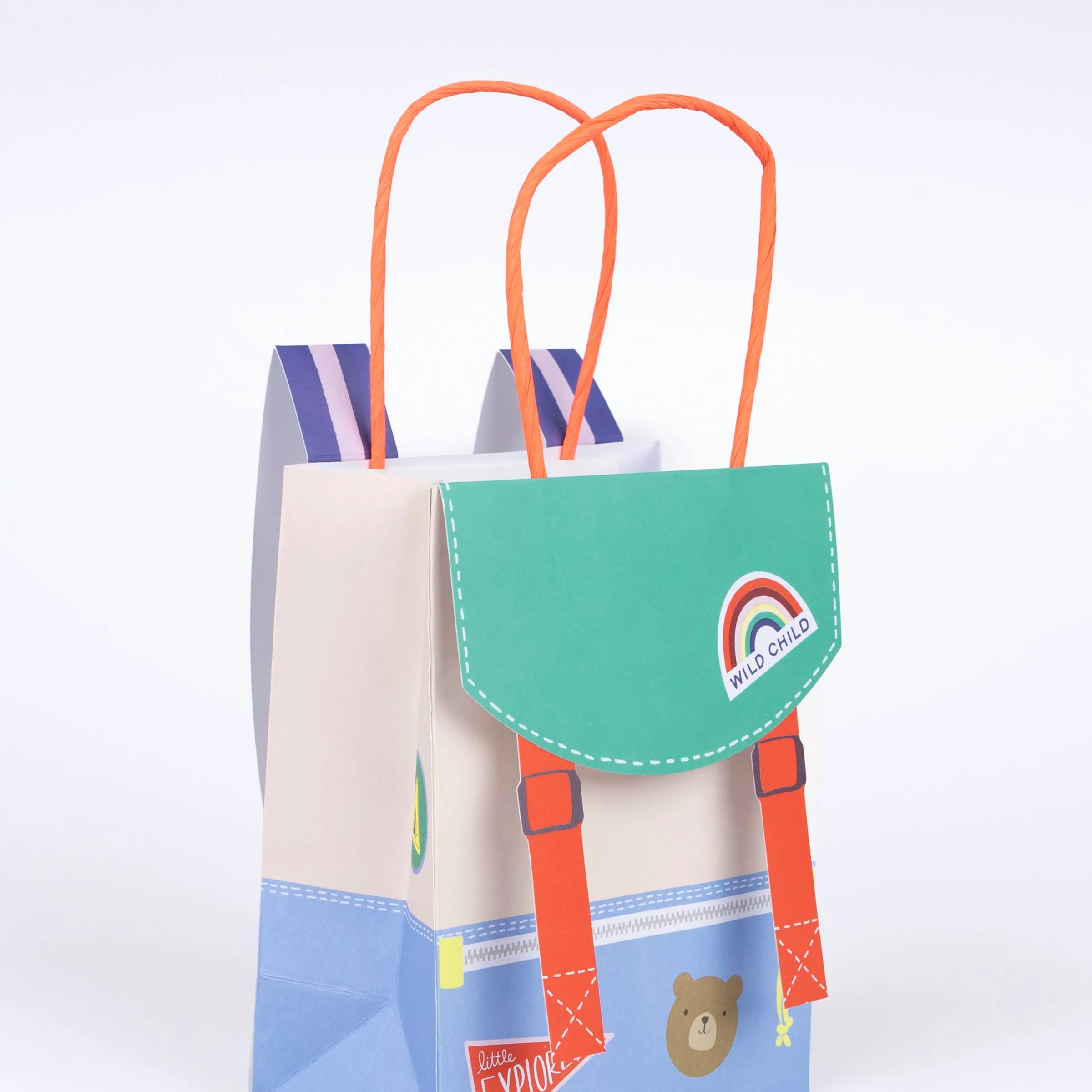 Camping Adventure Backpack Party Bags (x 8)