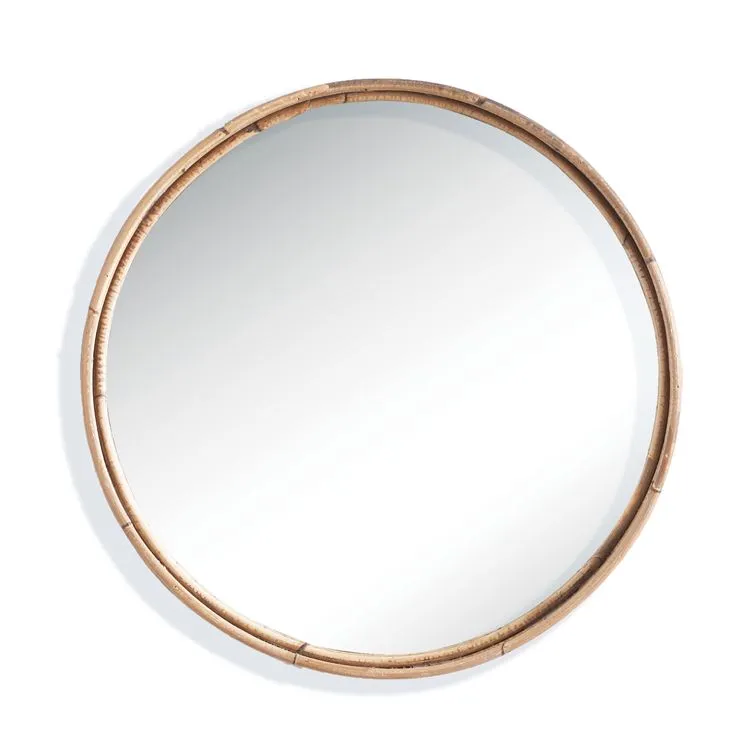 Cane Rattan Shallow Mirror
