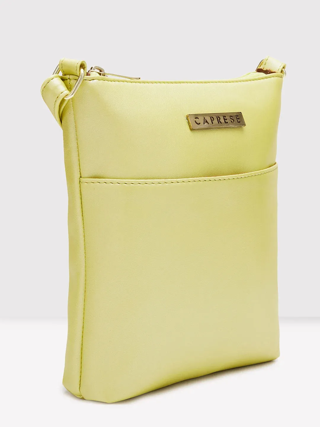 Caprese Juno Small Sling Metallic Faux Leather For Women