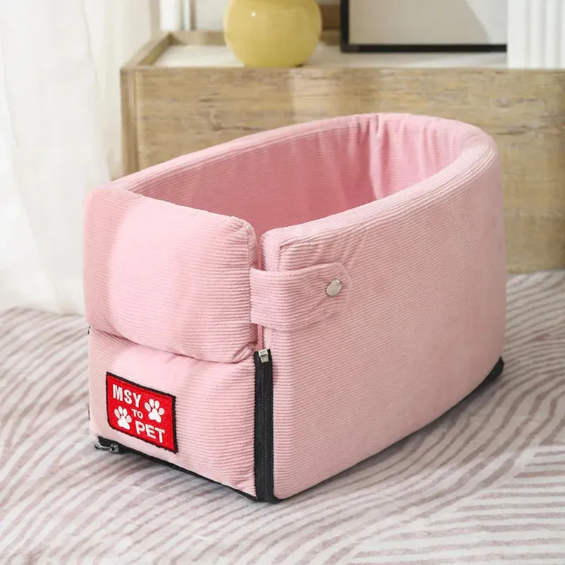 Car Seat Bed Portable Dog Carrier for Small Dogs and Cats Safety Travel Bag Accessories