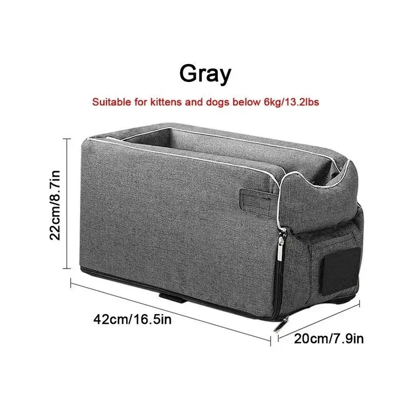 Car Seat Bed Portable Dog Carrier for Small Dogs and Cats Safety Travel Bag Accessories