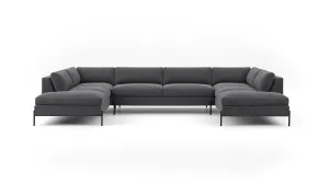 Catwalk U-Shaped Bumper Sectional (105" x 143" x 105")