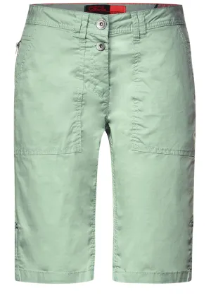 CECIL skinny trousers, pastel green