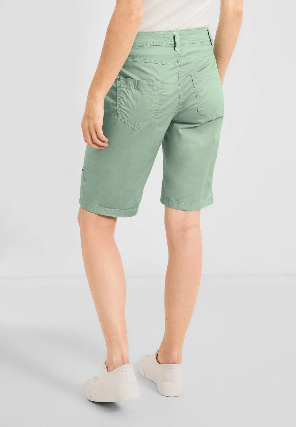 CECIL skinny trousers, pastel green