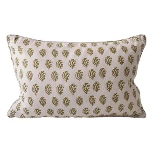 Chameli Moss Linen Cushion -35 x 55cm