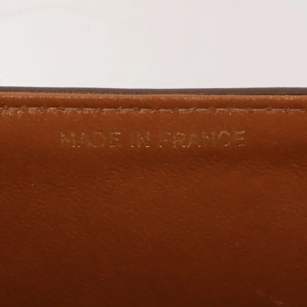 Chanel Around 1990 Made Classic Flap Turn-Lock Chain Bag Brown