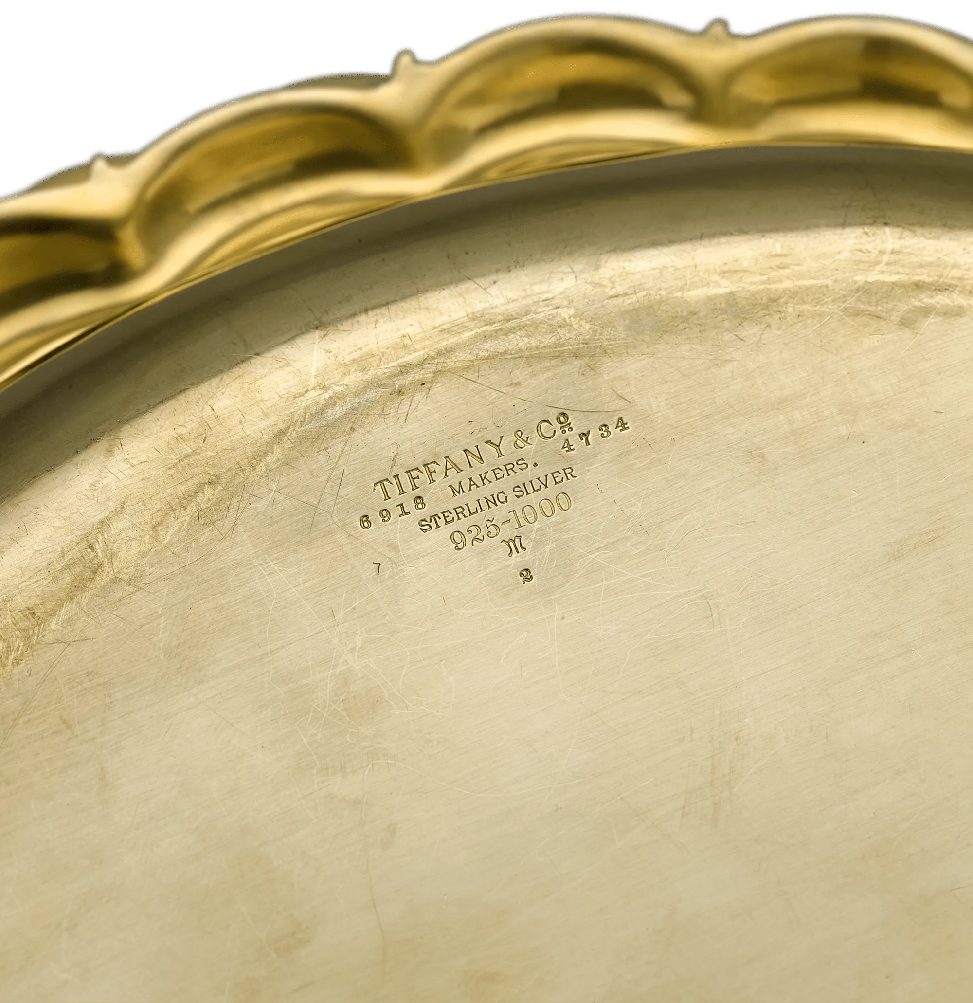 Chrysanthemum Silver Gilt Vegetable Dish by Tiffany & Co.