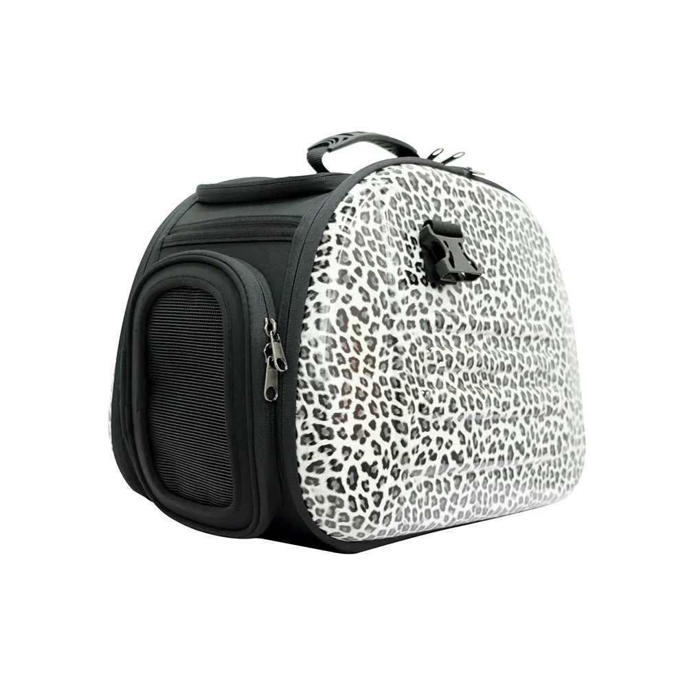 CLASSIC EVA TRANSPARENT PET TRANSPORTER, FOLDABLE PET CARRIER -  SAFARI
