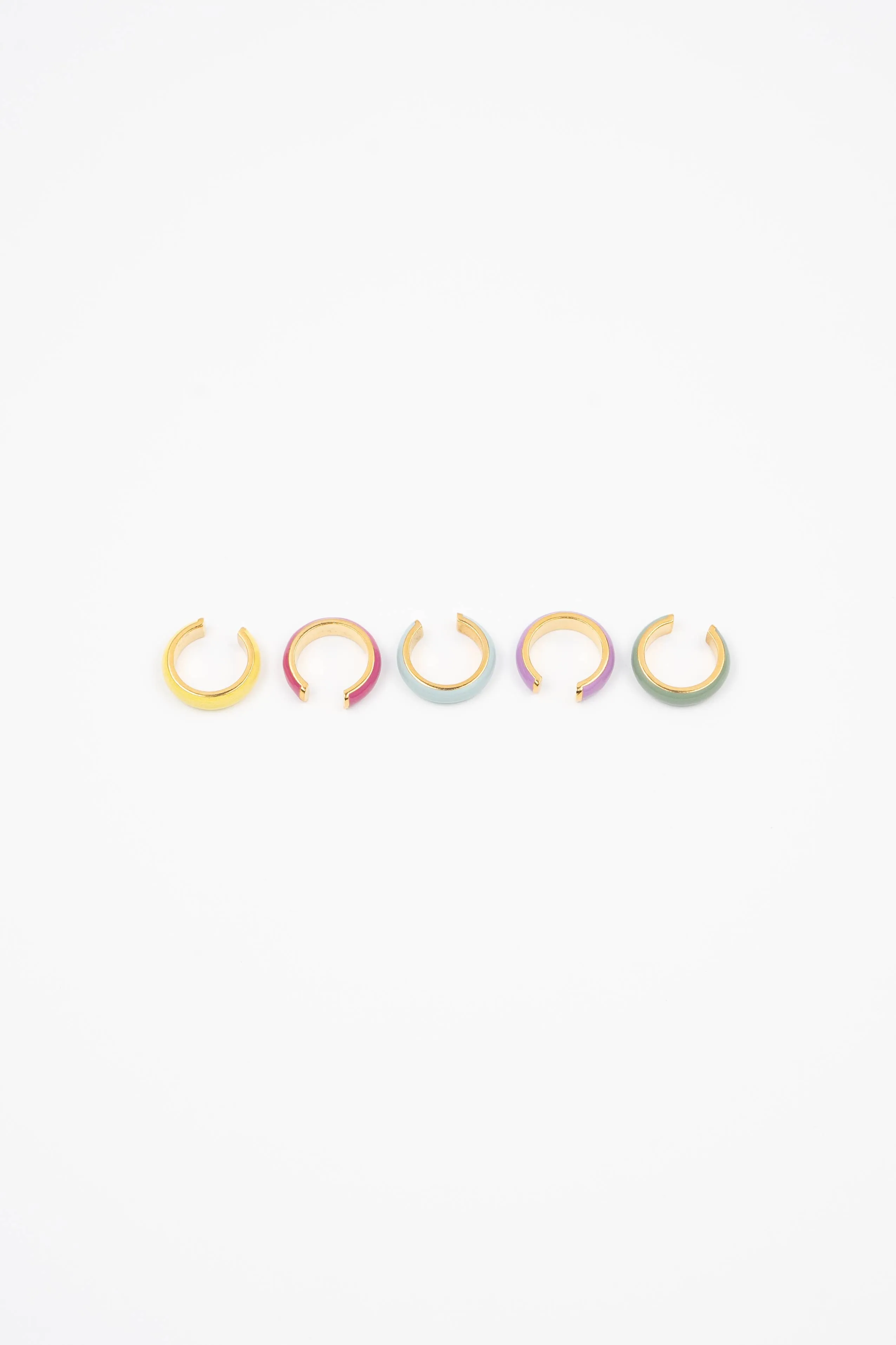 Colored Ear Cuff Green