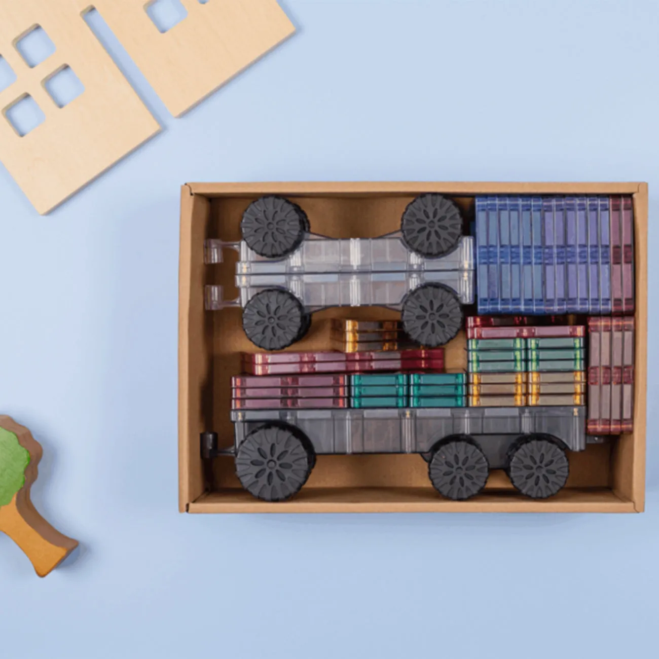 Connetix - Pastel Transport Pack (50 piece)