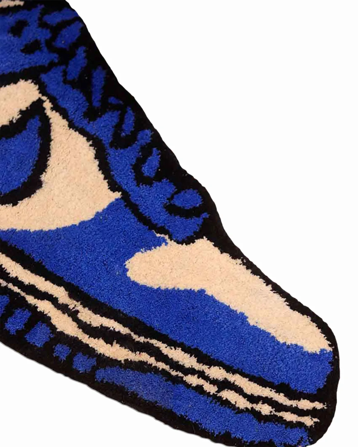 Cool Shoe Design Tufted Polyester Rug | 3x2 ft