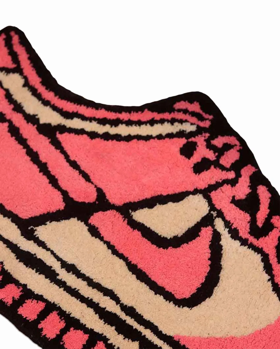 Cool Shoe Design Tufted Polyester Rug | 3x2 ft