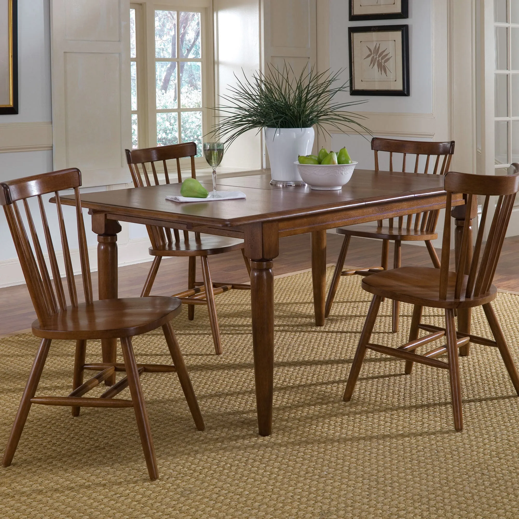 Creations II 5 Piece Butterfly Leaf Dining Set