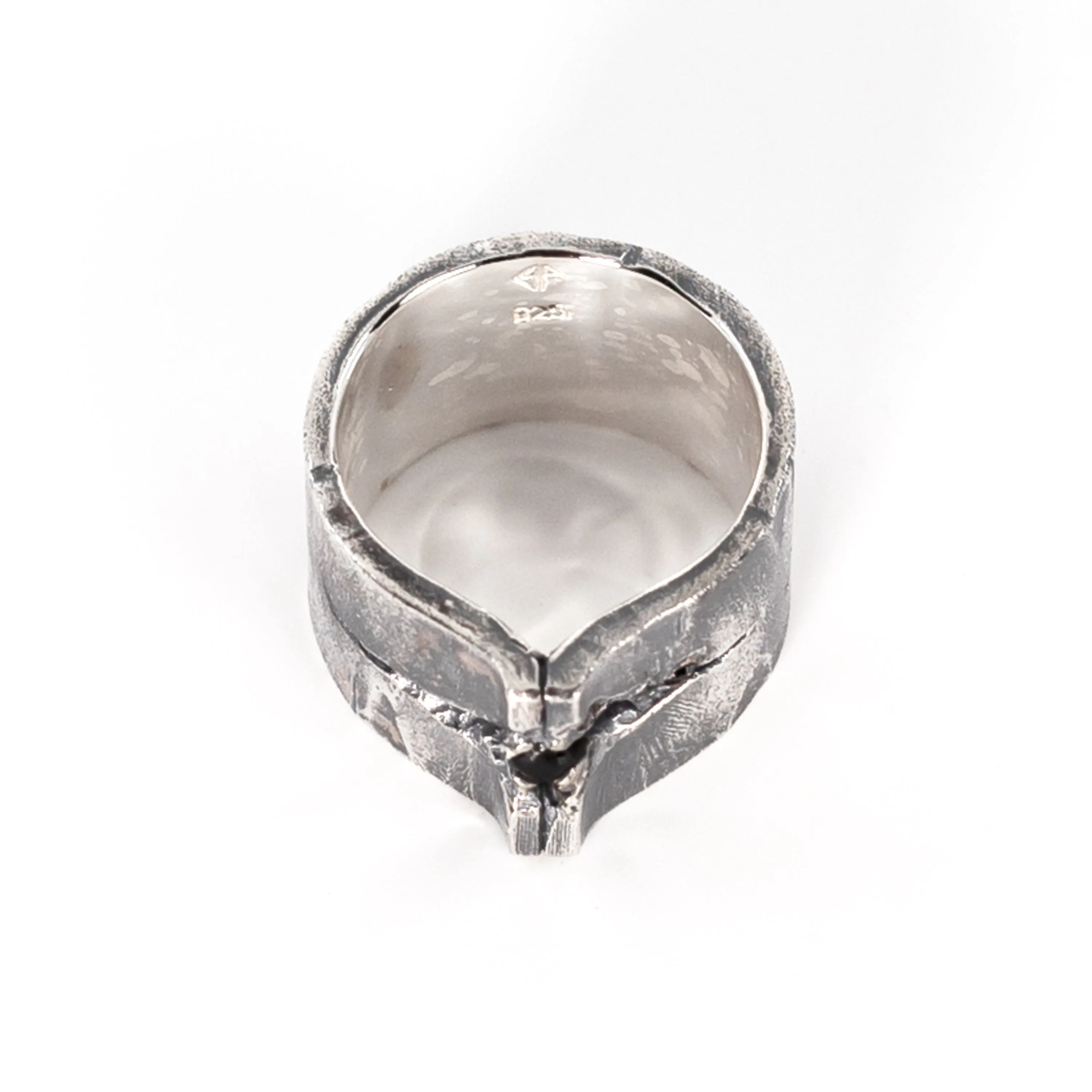 Crevice Diamond Ring