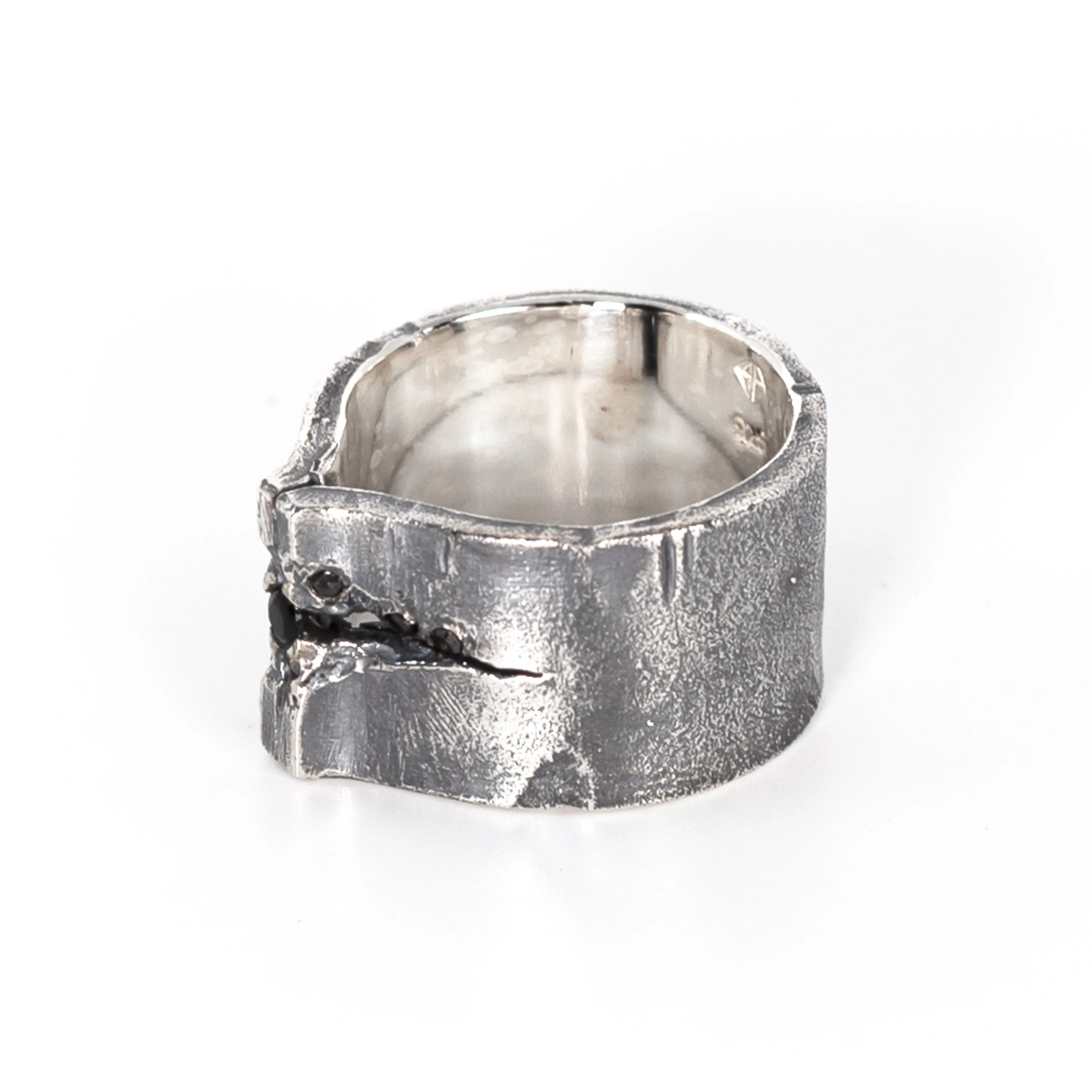 Crevice Diamond Ring