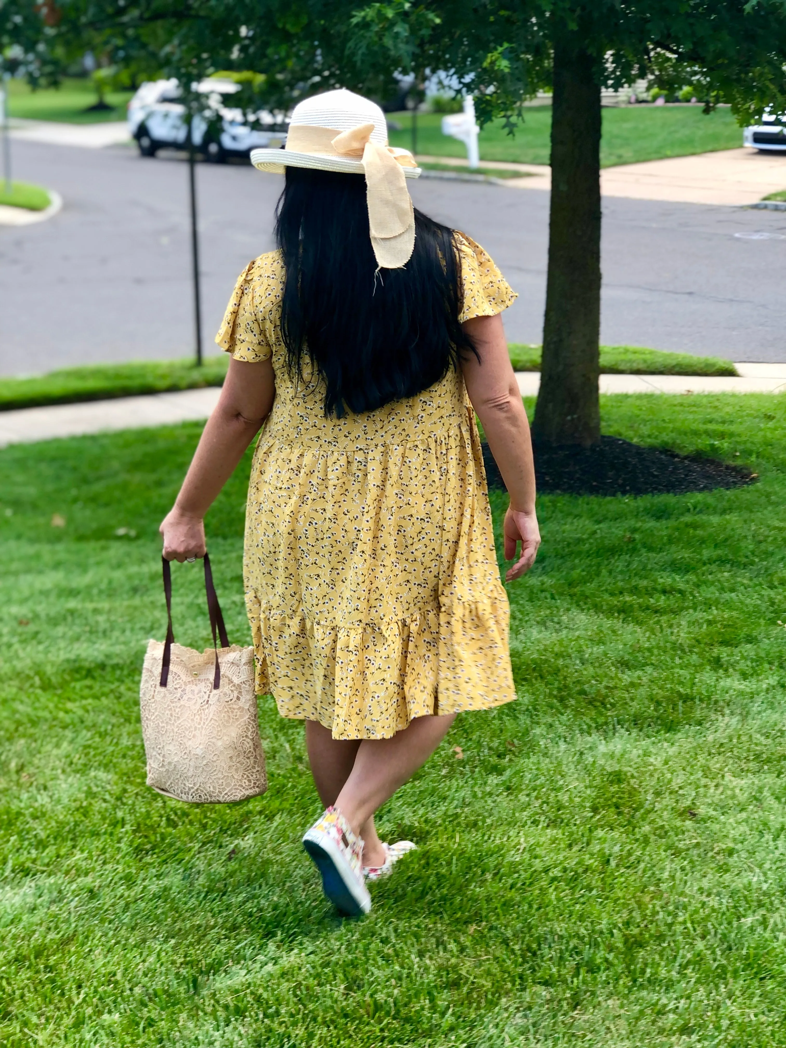 Crochet Lace Shoulder Tote Bag |2 colors|