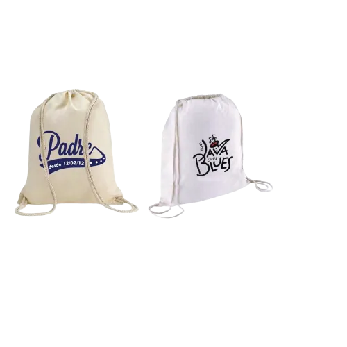 CT 401 Eco Friendly Cotton Draw String Bags Natural