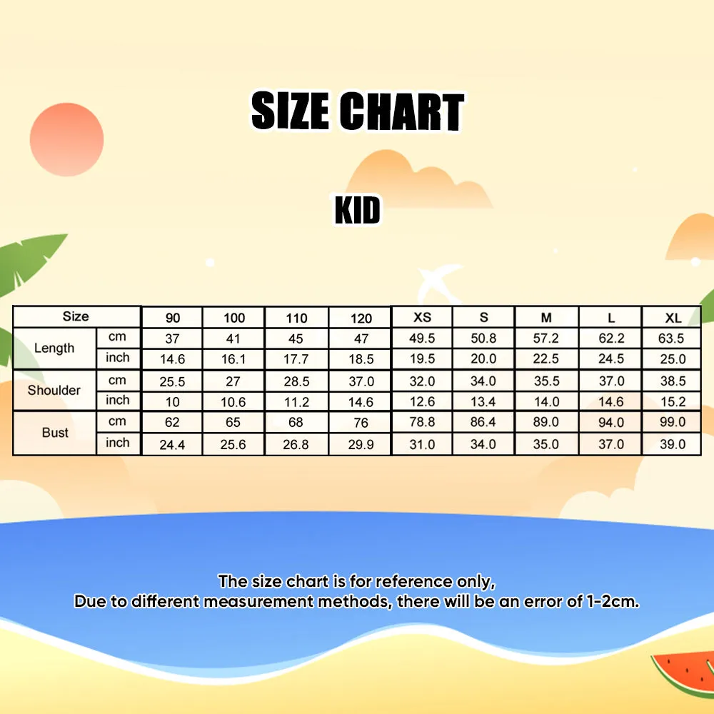 Custom Face Shirt Kid's Hawaiian Shirt Sea View