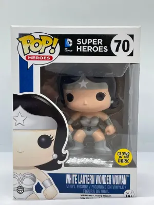 DC Super Heroes - White Lantern Wonder Woman Glow In The Dark Pop! Vinyl