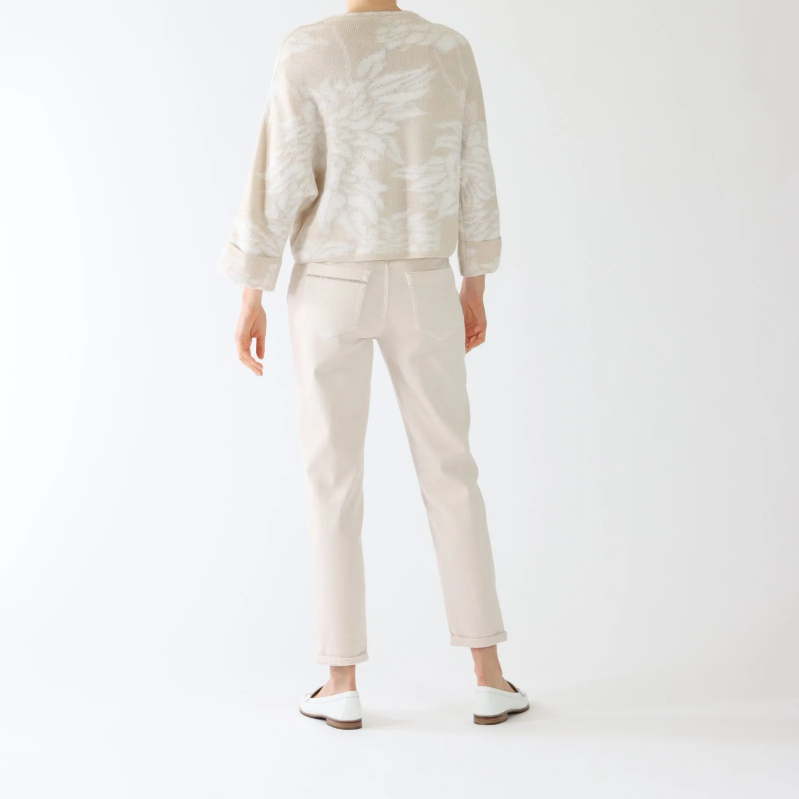 Deep Pearl Noble Knit Sweater