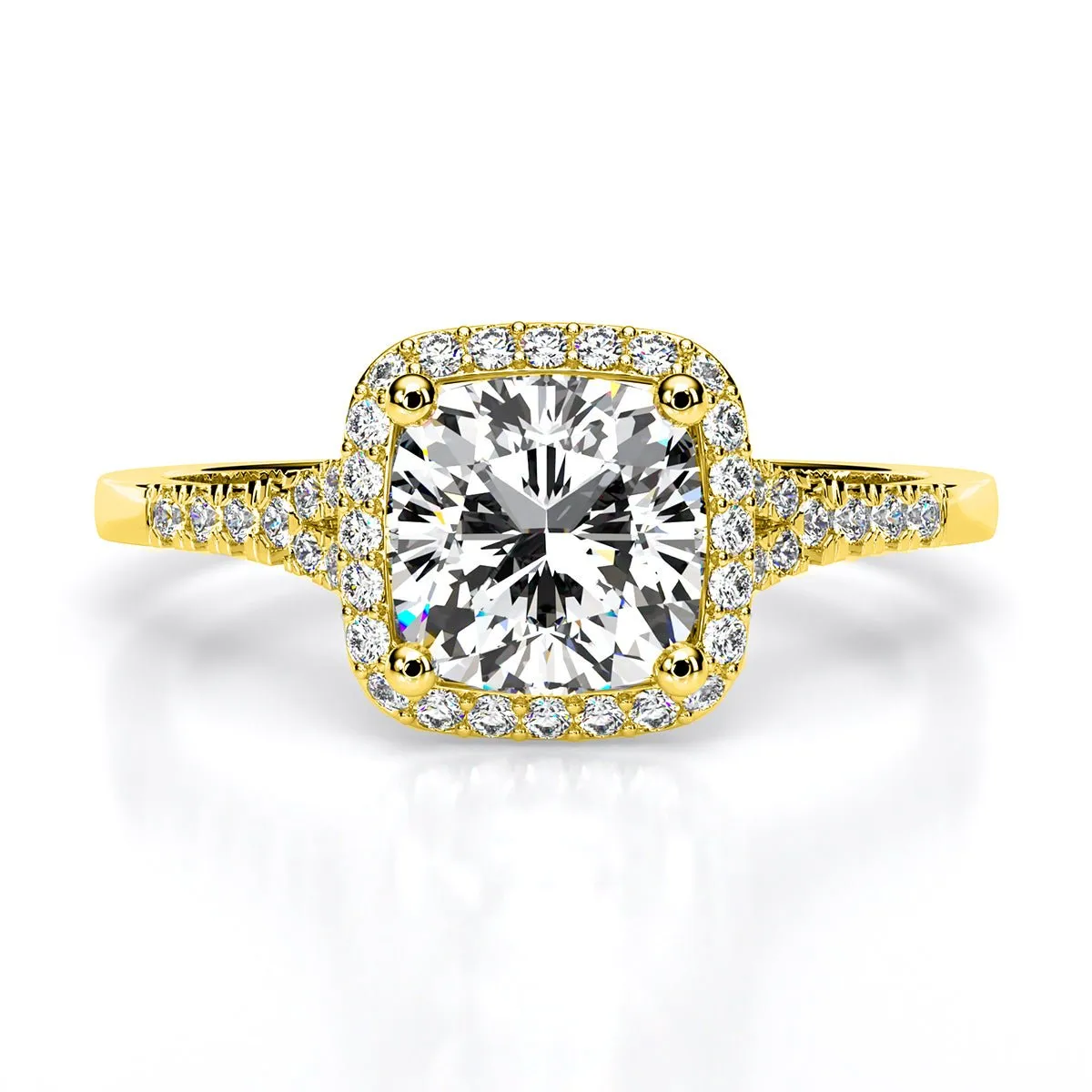 Desert Rose - Cushion Lab Diamond Engagement Ring (IGI Certified)