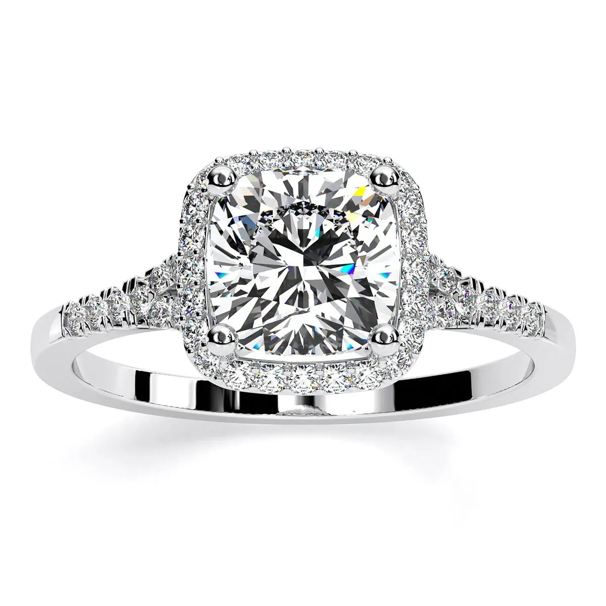 Desert Rose - Cushion Lab Diamond Engagement Ring (IGI Certified)