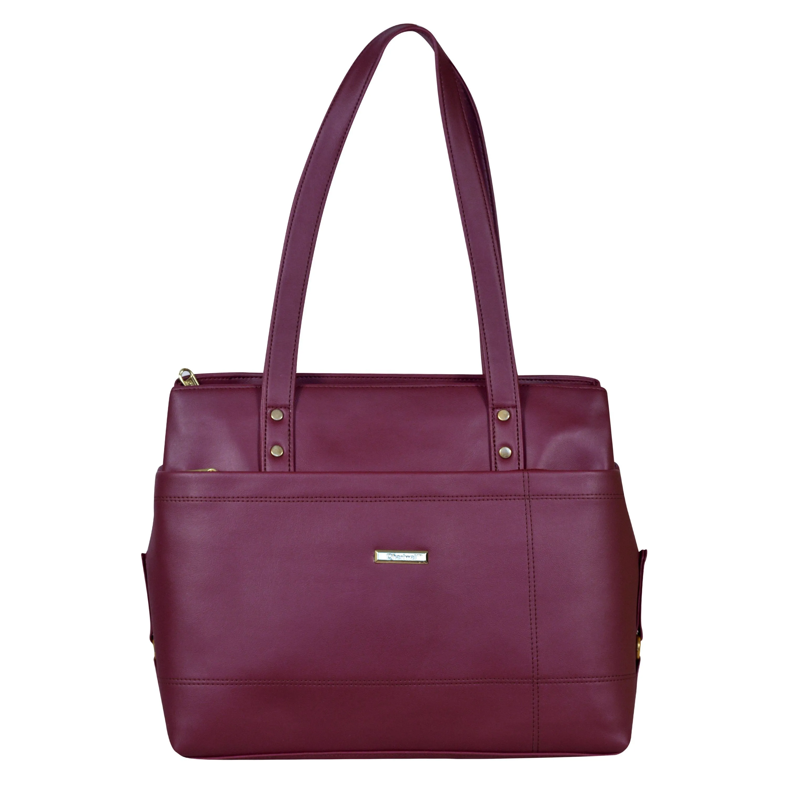Dhariwal Multi Compartment Twin Handle Ladies Handbag LAD-9901