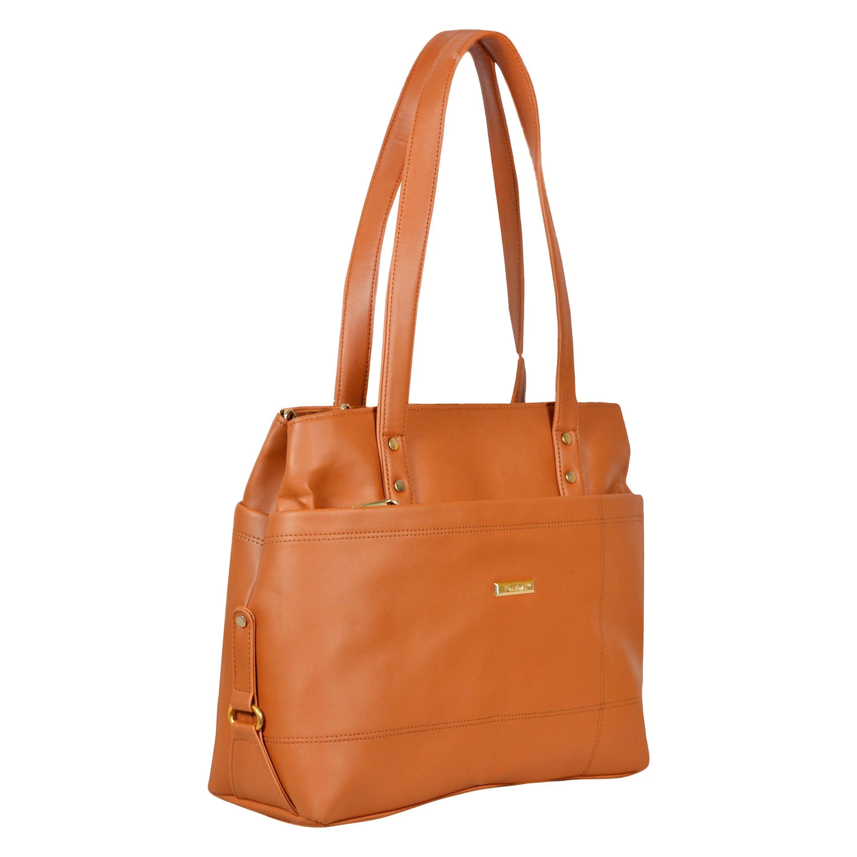 Dhariwal Multi Compartment Twin Handle Ladies Handbag LAD-9901