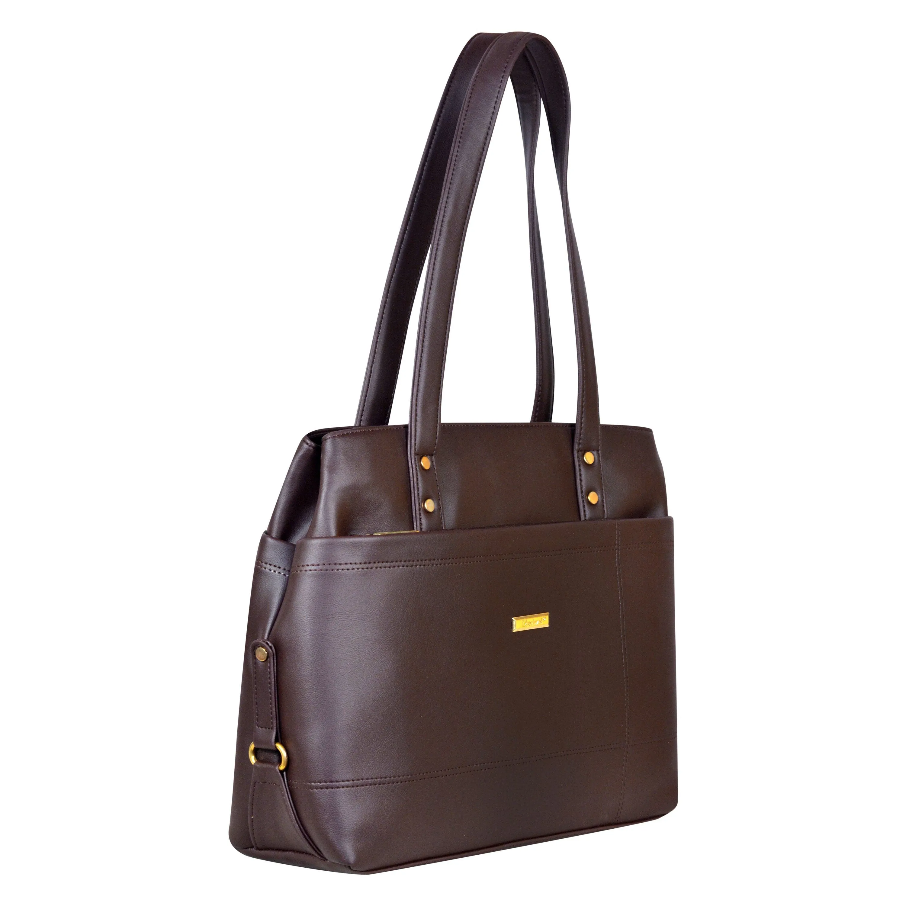 Dhariwal Multi Compartment Twin Handle Ladies Handbag LAD-9901