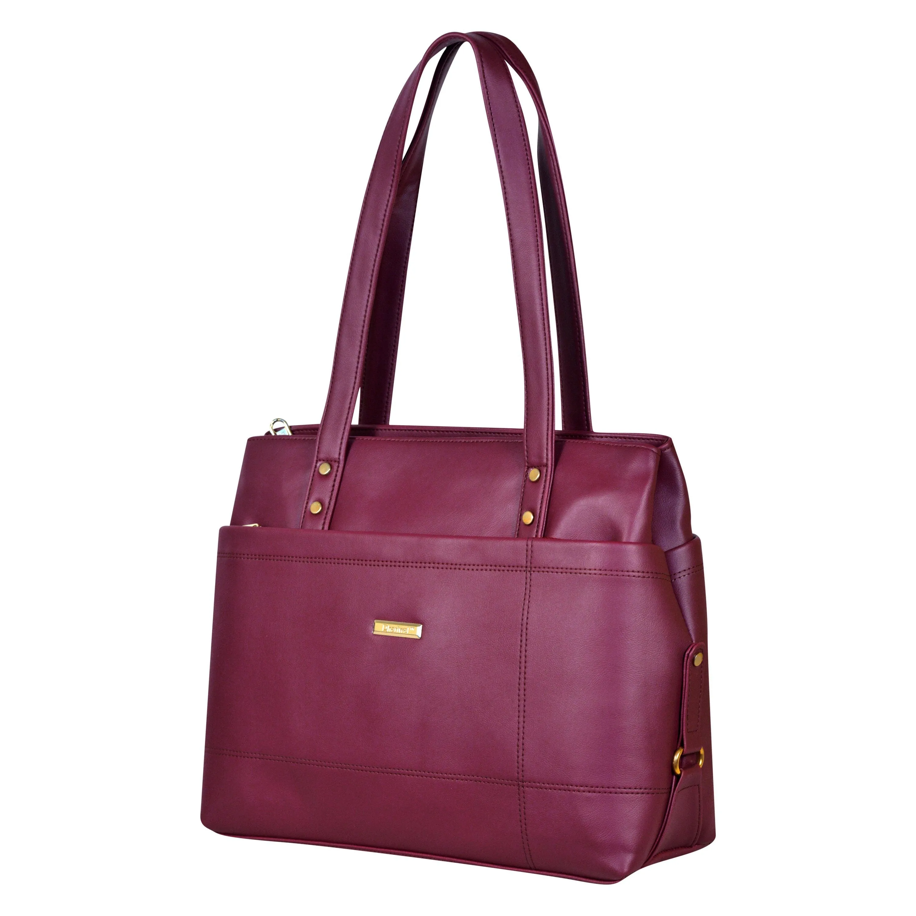 Dhariwal Multi Compartment Twin Handle Ladies Handbag LAD-9901