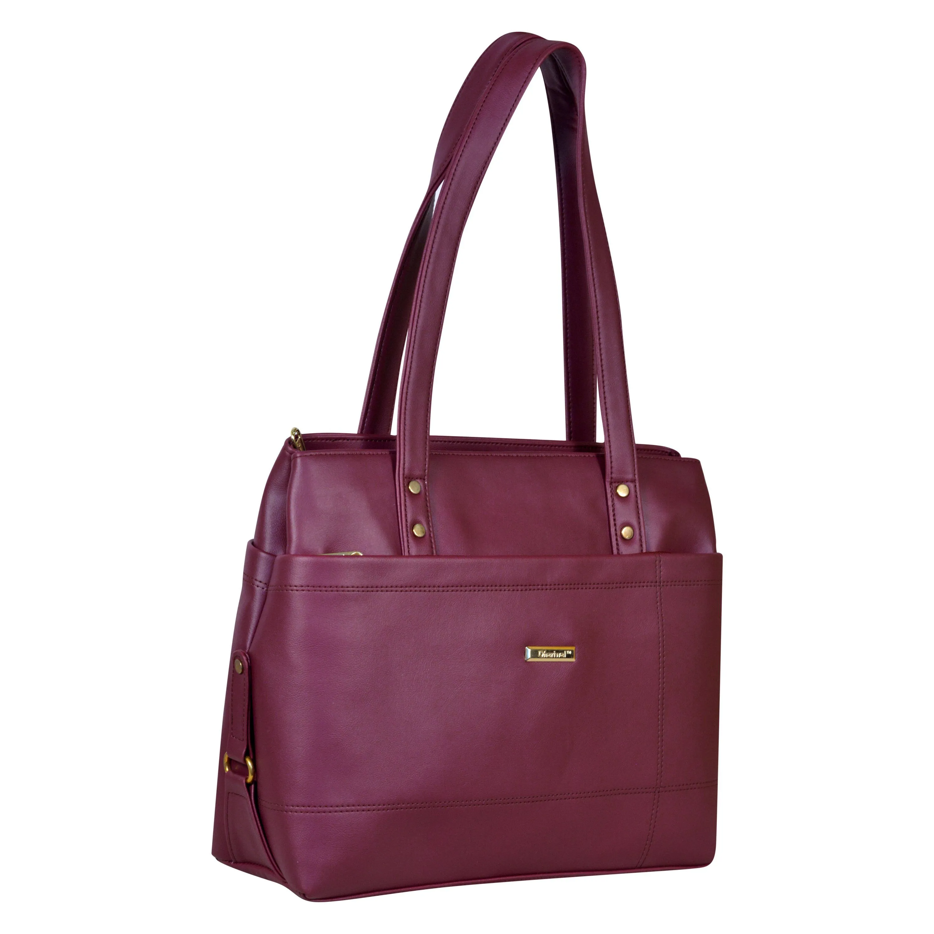 Dhariwal Multi Compartment Twin Handle Ladies Handbag LAD-9901