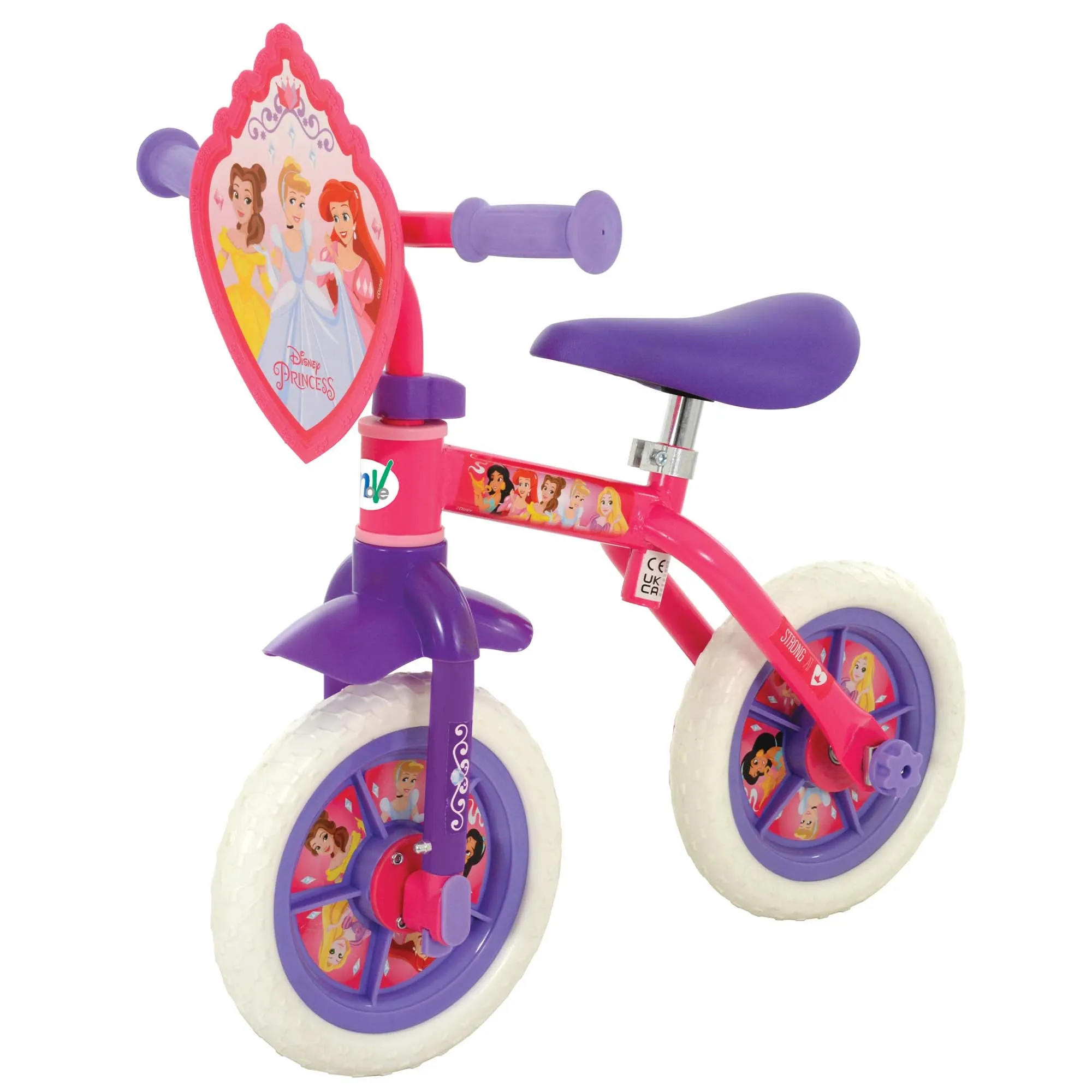 Disney Princess 2-in-1 10" Wheel Size Training Bike