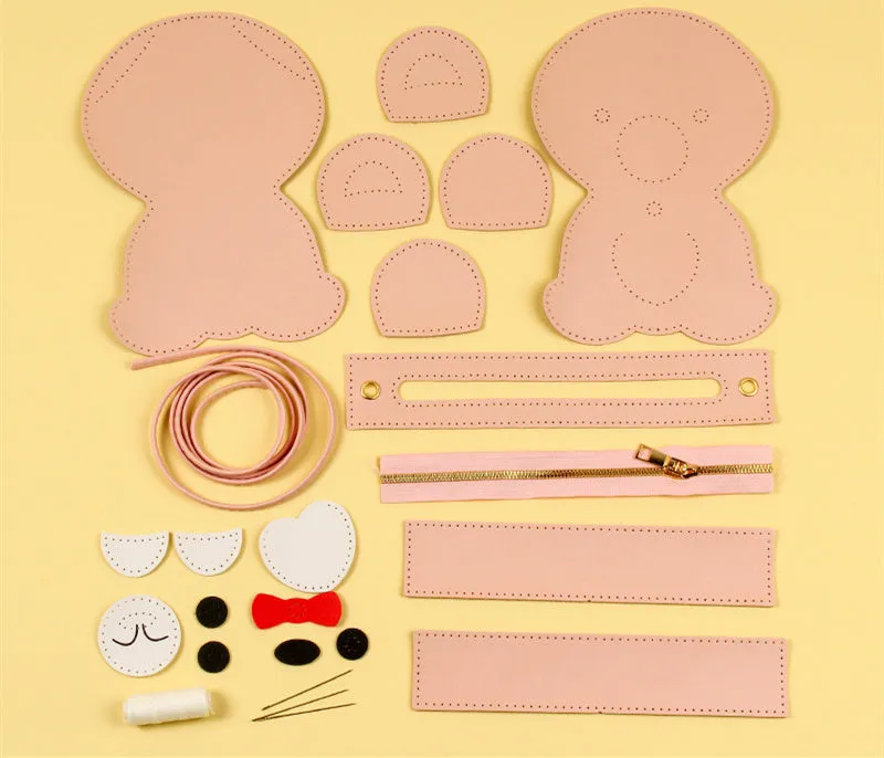 DIY Cartoon Cute Hand Woven Bag Material Pack