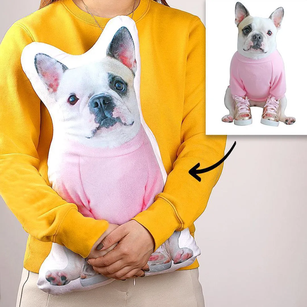 Dog Shaped Face Pillow