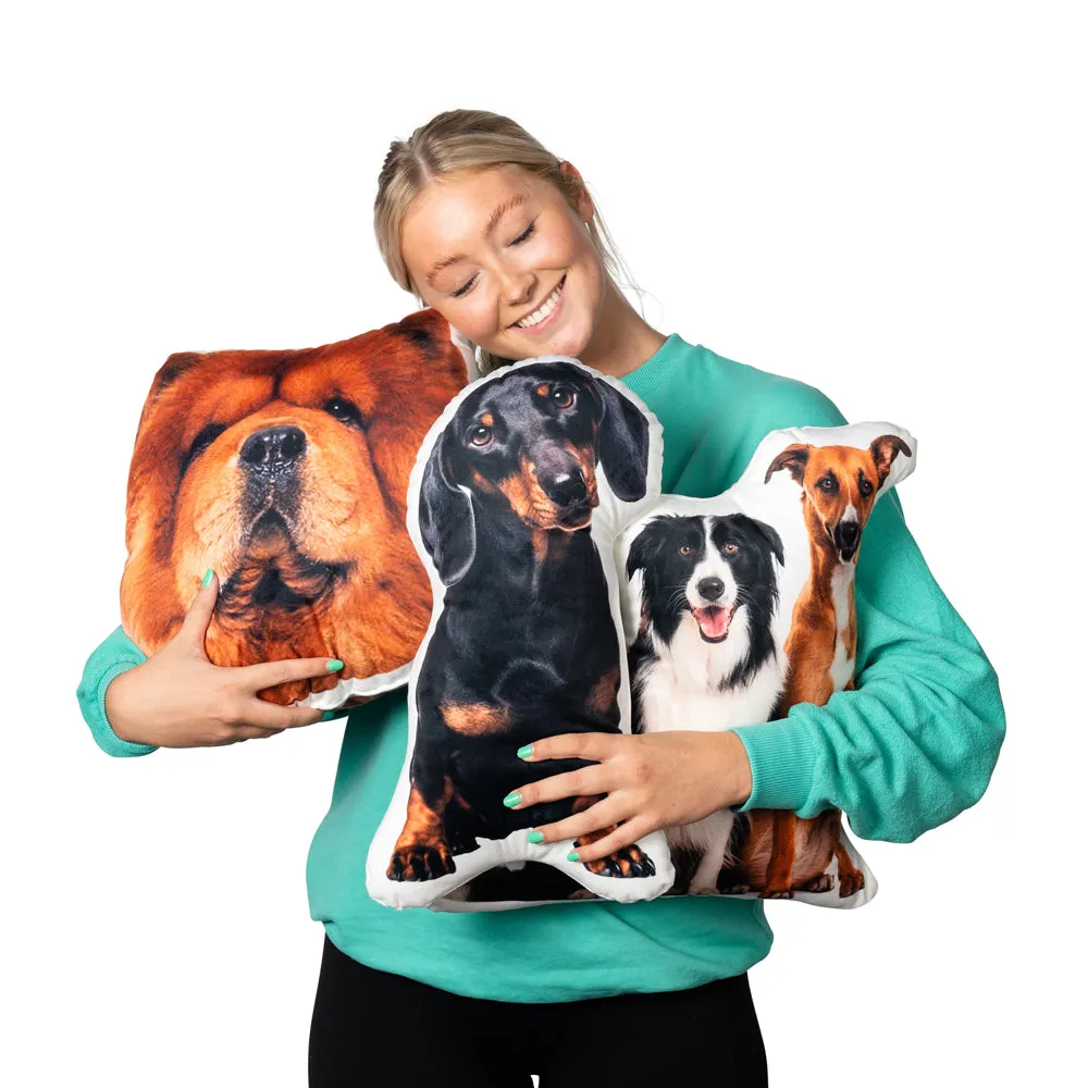 Dog Shaped Face Pillow