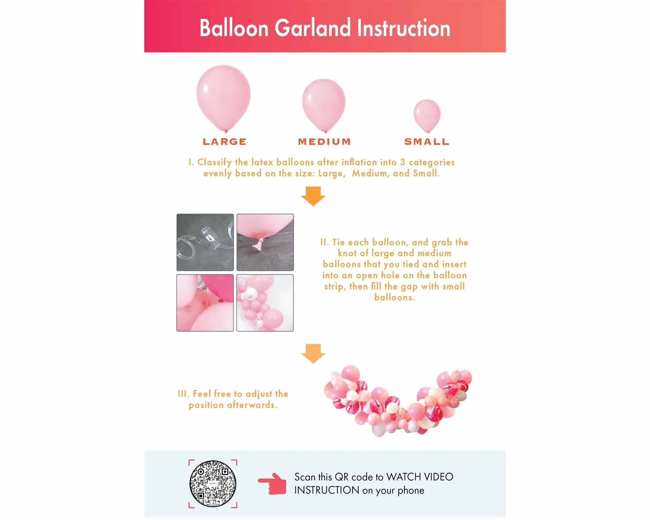 Easter Pastel Style Balloon Garland DIY Kit w/ Bunny Balloon