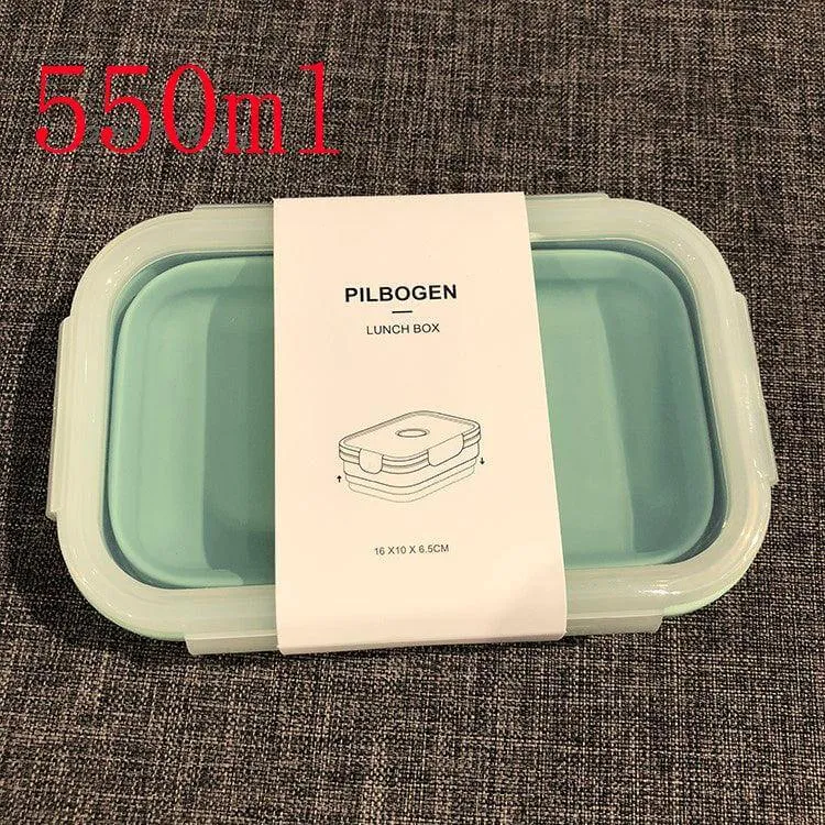 Eco-Friendly Silicone Round Lunch Container