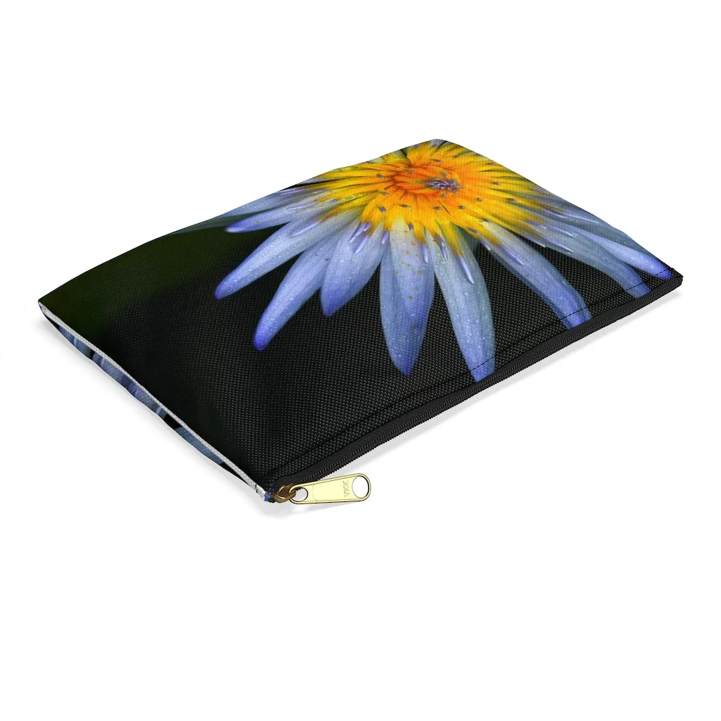 Electric Waterlily Zippered Accessory Pouch (FWS)