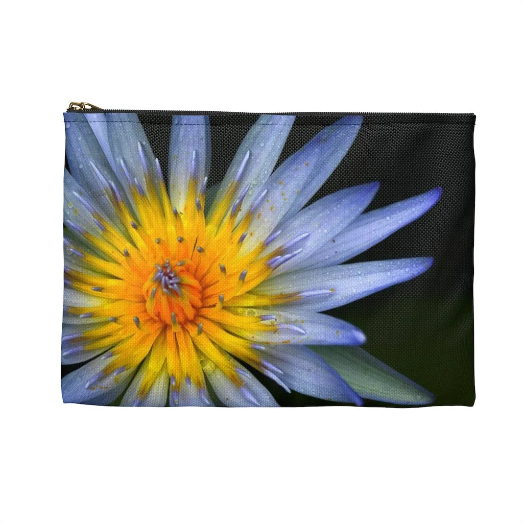 Electric Waterlily Zippered Accessory Pouch (FWS)