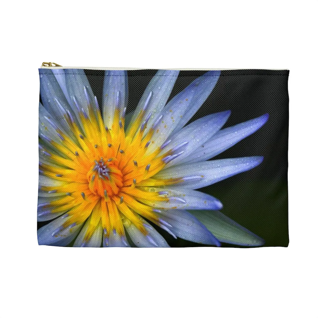 Electric Waterlily Zippered Accessory Pouch (FWS)